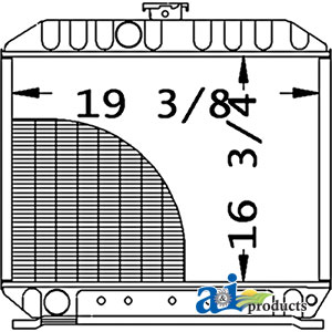 KU20234    Radiator---Replaces 32590-10210